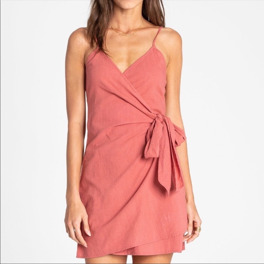 billabong wrap dress